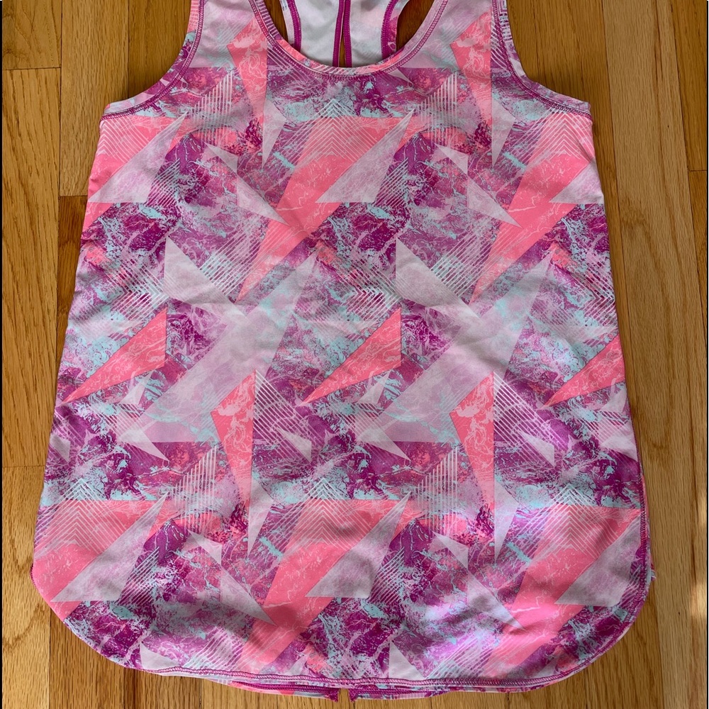 Ivivva multicolored geometric pattern tank top SIZE 14 IN IVIVVA